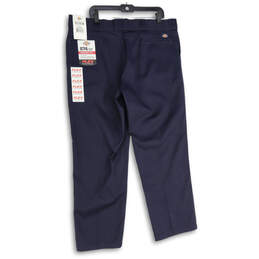 NWT Mens 874 Blue Slash Pockets Flex Original Fit Work Pants Size 40X30 alternative image