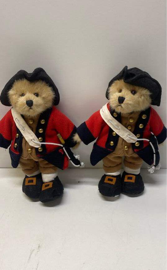 The Boyds Collection Williamsburg Benjamin Fifes & Drums Teddy Bear Lot Of 2 image number 1