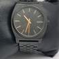 Men's Nixon Minimal Black Stainless Steel Watch image number 4