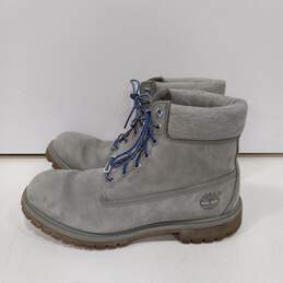 Timberland Male Leather Gray Style A12J7 Boots 10.5M alternative image