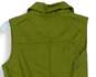 Womens Green Sleeveless Collared V-Neck Side Slit Pullover Blouse Top Sz 12 image number 4