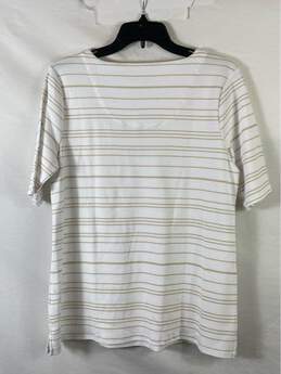 Croft & Barrow White T-shirt - Size Medium alternative image