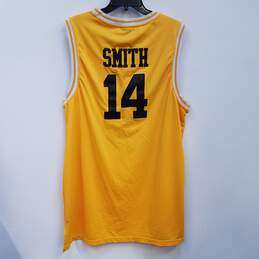 Mens Yellow Bel Air Academy Will Smith #14 Basketball Jersey Size 2XL alternative image