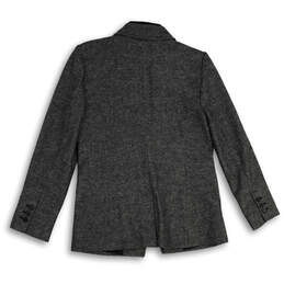 NWT Womens Gray Notch Lapel Single Breasted One Button Blazer Size 10P alternative image
