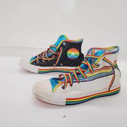 Converse All-Stars Rainbow Pride High-Top Sneakers Unisex Men's Size 6 | Women's Size 8