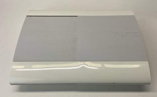 Sony Playstation 3 super slim 500GB CECH-4001C console - ceramic white image number 3