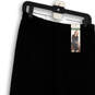 NWT Womens Black Trip Ready Knits Flat Front Straight Leg Ankle Pants Sz S image number 4