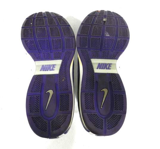 Nike Air Elite White Purple Women's Shoe Size 13 image number 4