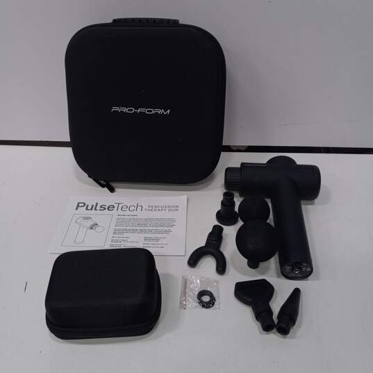 NordicTrack Pulsetech Percussion Therapy Massage Gun W/Case image number 1