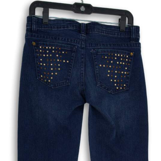 NWT APT.9 Womens Blue Denim Dark Wash Stretch Bootcut Leg Jeans Size 2 image number 4
