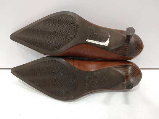 AK by Anne Klein Women's Brown Leather Heels image number 5