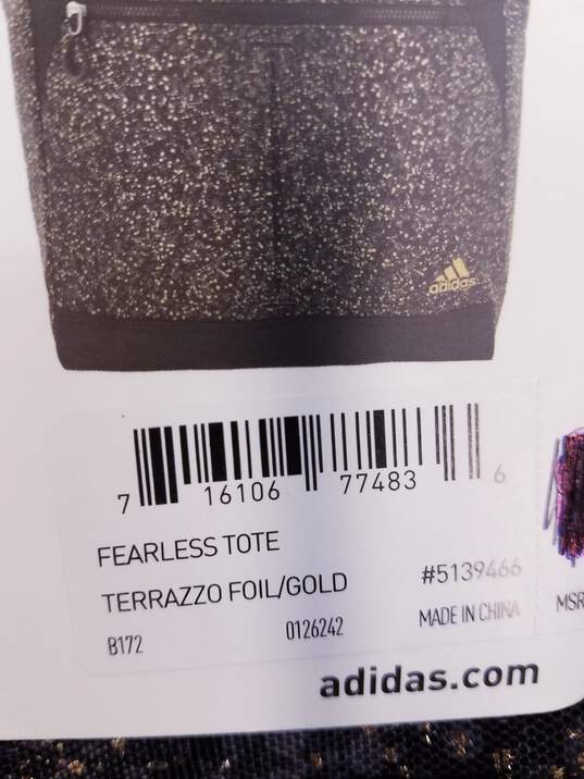 Adidas Fearless Nylon Tote Terrazzo Foil Black image number 10