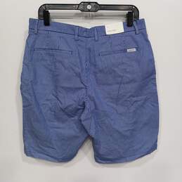 Calvin Klein Men's Blue Stripe Seersucker Weekend Shorts Size 33W NWT alternative image
