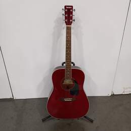 Tanara Black & Red Acoustic Guitar