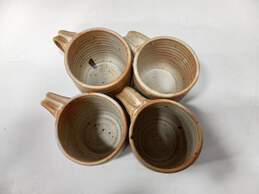 Bundle of Clay Pottery 3 Bowls 4 Cups alternative image