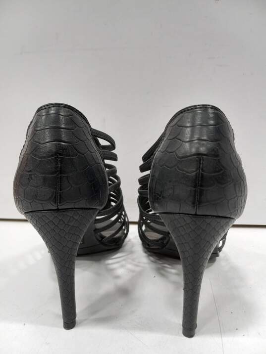 New York Transit Women's Black Heels Size 9 w/Box image number 3