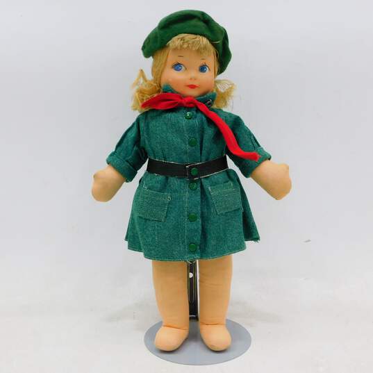 Vintage Georgene Novelties Girl Scout Cloth Doll image number 1