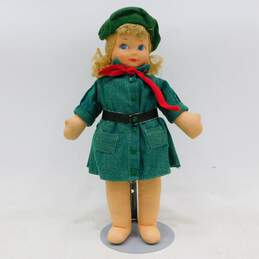Vintage Georgene Novelties Girl Scout Cloth Doll