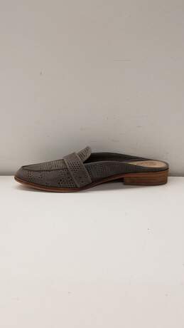 Vince Camuto Kaylana Gray Suede Perforated Mules Loafers US 8.5 alternative image