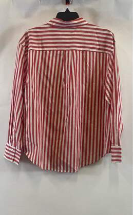 Liz Claiborne Women's Red Stripe Button Up- L NWT alternative image