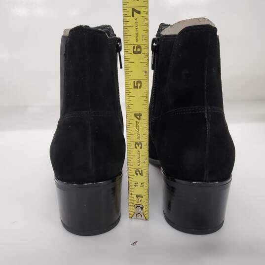 Clarks Women's 'Amser West' Black Suede Block Heel Booties Size 7.5 image number 5