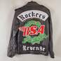 The Jacket Fitters Black Leather Jacket 2XS image number 2