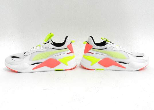 Puma RS X '90s White Yellow Alert Pink Men's Shoe Size 8 image number 5