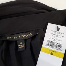 Cynthia Steffe Black Zip Back Skirt NWT Size M alternative image