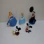 Ceramic Disney Character Figurines Lot of 5 Japan image number 1