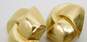 Fancy 14k Yellow Gold Dome Stud Earrings 6.3g image number 4