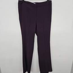 Calvin Klein Purple Dress Pants