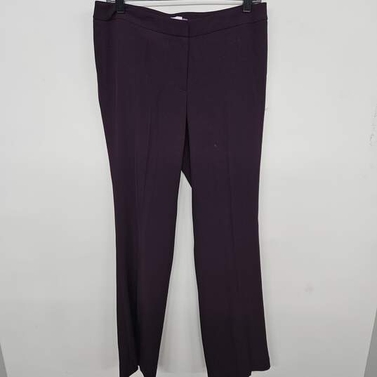 Calvin Klein Purple Dress Pants image number 1