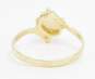 Romantic 10K Yellow Gold Opal Ring 1.2g image number 4