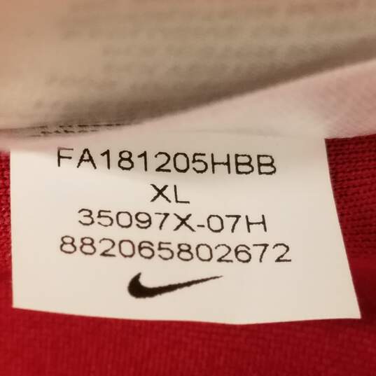 Nike Men's USC #7 Red Football Jersey Sz. XL (NWT) image number 6