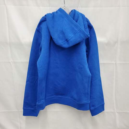 NWT Nike Boys Sportswear Club Fleece Blue Hoody Sweatshirt Size L image number 2