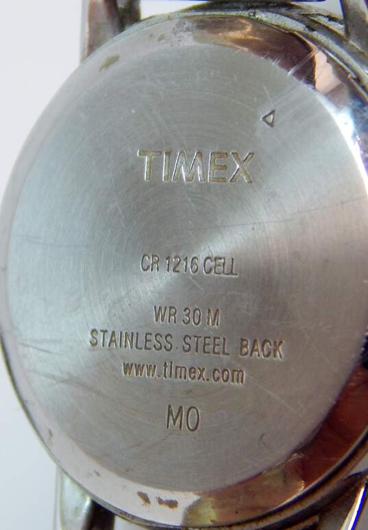 Richard Begay Navajo 925 Sterling Silver Pink Opal Watch Tips on Timex Watch 25.1g image number 5