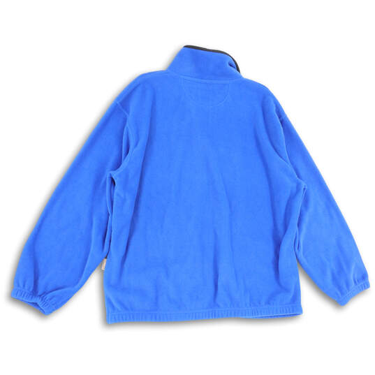 Buy the NWT Mens Blue Long Sleeve Pockets Full-Zip Pentair Fleece ...