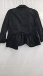 Talbots Black Button Over Shirt SZ 4 Petite NWT image number 2