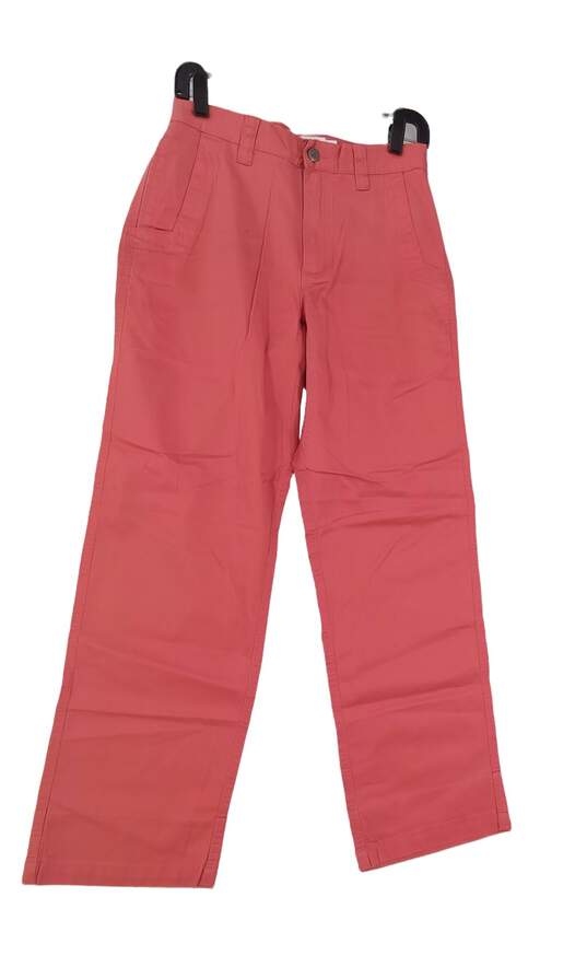 NWT Mountain Khakis Mens Red Flat Front Straight Leg Chino Pants Size 30X30 image number 1
