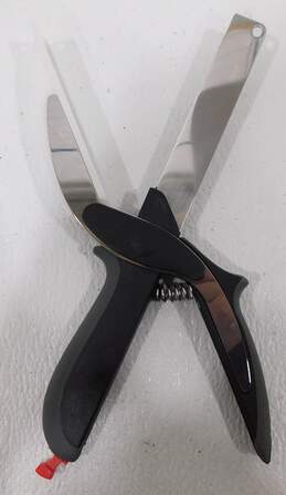 Gotze Clever Cutter 2 in 1 Knife & Cutting Board Kitchen Shears IOB alternative image