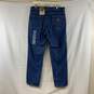 Men's Medium Wash Carhartt Relaxed Fit Jeans, Sz. 34x30 image number 2