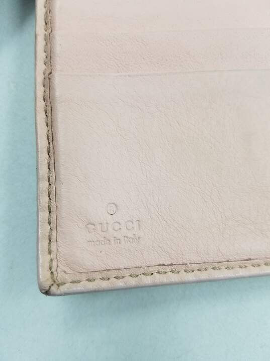 Authentic Gucci GG Pink Striped Wallet image number 4