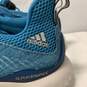Men's Turquoise Alpha Bounce Adidas Running Shoes Size:10 image number 3
