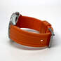 Designer Relic ZR 55260 Orange Strap Stainless Steel Quartz Wristwatch image number 2