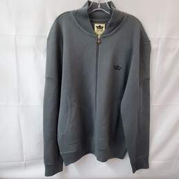 DNM Industria Men's Gray Full Zip Sweater Size XL
