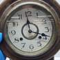 Vintage Chime Wall Clock for Parts and Repair image number 2