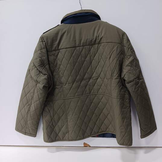 Tommy Hilfiger Green Puffer Jacket Size XL image number 2