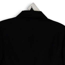 NWT Womens Black Notch Lapel Single Breasted Two Button Blazer Size 10 alternative image