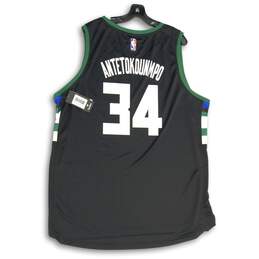 NWT Fanatics Mens Black Milwaukee Bucks Giannis Antetokounmpo #34 NBA Jersey 2XL alternative image