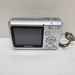 UNTESTED PENTAX Pentax Optio E40 8.1MP Digital Camera Silver alternative image